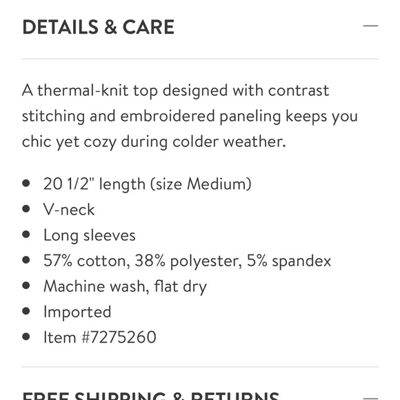 NWT Free People Amara Thermal Top - Picture 8 of 9